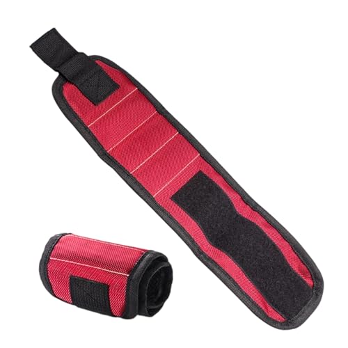 Pulsera Magnética para Tornillos | Gadgets Geniales Con Pulsera De Almacenamiento Magnético,Cinturón Organizador para Herramientas Pequeñas | Regalo para Hombre Padre Novio Abuelo en Cumpleaños Navida