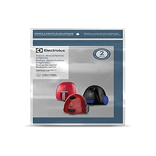 Kit 3 Sacos de aspirador de pó Electrolux (SBENA) - Modelos: Nano, NEO30 e NEO31