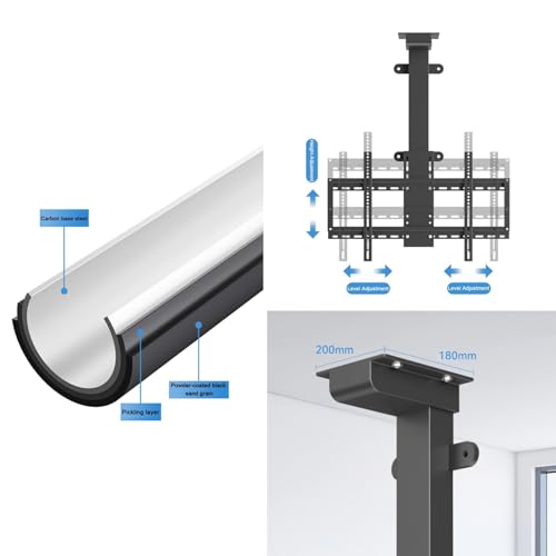Support de plafond électrique pour téléviseur bloqué ou manque de place - 5