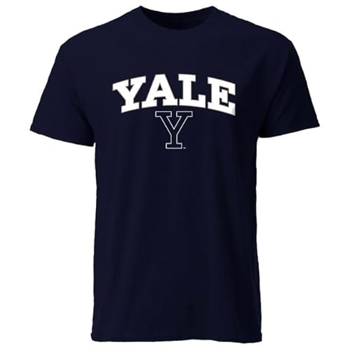Barnesmith Yale University Bulldogs Short-Sleeve T-Shirt, Spirit, Navy, Large
