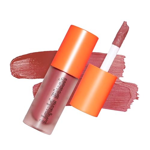 Liquid Blush, Long-lasting & Blendable Liquid Blush for High-Pigment Color, Achieve a Soft, Dewy, Healthy Natural Finish (10-Claret, 0.2 Ounce)