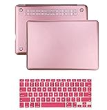 Rose Gold Case Cover Keyboard Cover Compatible MacBook Air 13