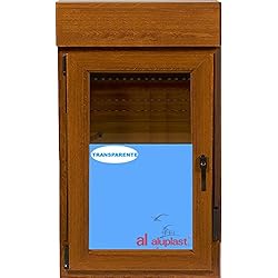 Rejas Para Ventanas Con Persianas Ventana Pvc Pract. Oscilobatiente Izquierda 800x1155 Roble Dorado con Persiana 1 Hoja
