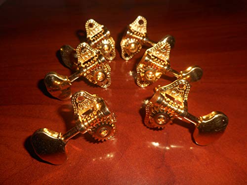 Gretsch G5400 009-6600-000 - Teclas de afinación electroromáticas 3 x 3 (6), color dorado