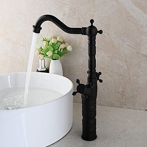 Mitigeur de lavabo avec bec pivotant 360 et double poignée pour un réglage précis de l'eau