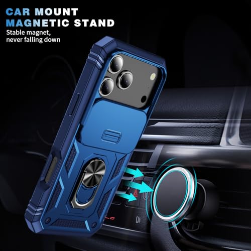 Coque Phone 17 Pro bleu antichoc protégeant l'objectif des rayures