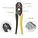 Fryic Ratchet Terminal Crimping Tools VSR-38D Used for 6-2 AWG (Similar to 14-38 mm²) Non-Insulated Terminal Ratchet Crimping Plier
