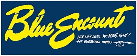 Amazon Co Jp Blue Encount ブルエン ロゴ フェイスタオル 青 黄色 16 未開封 ホビー 通販