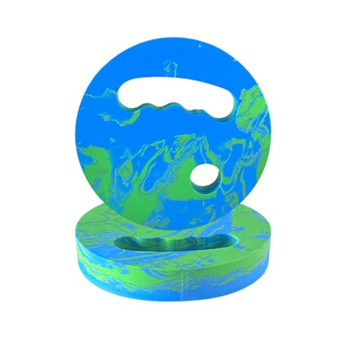 2 Stück Aqua Disc Erwachsene Kinder, Aqua Fitness Scheiben aus EVA-Schaum für Wassergymnastik, Trainingsscheiben für Erwachsene & Kinder, Pool-Fitness Zubehör für Aquajogging und Schwimmtraining (D)