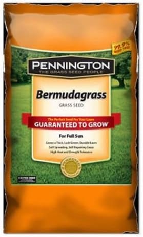 Pennington Sahara Bermuda Grass Seed 1LB, 1000 sq. ft. Coverage, 16 fl.oz, Full Sun, Somewhat Drought Tolerant