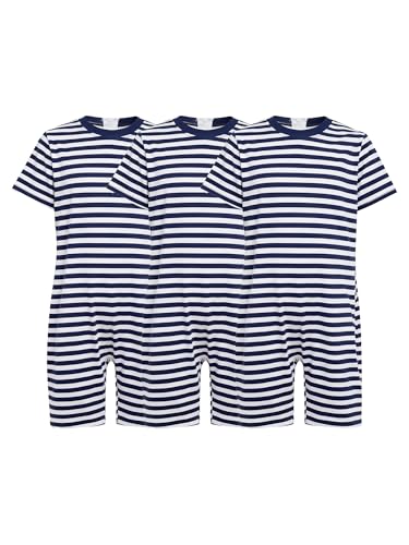 Ropa amigable para la sensibilidad de niña TiaoBug overol antitiras adaptable a rayas de calidad