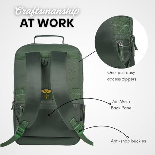 Image of Impulse Classic Premium Business Backpack | Unisex Office Bag in Vegan Leather | 27L Water Resistant with 15.6 inch Laptop Sleeve, Anti-Theft Pocket & Padded Straps
