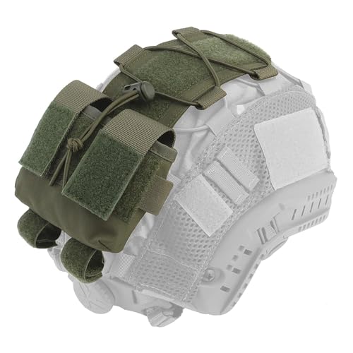 Pochette de casque réglable pour batterie tactique et contrepoids - 2