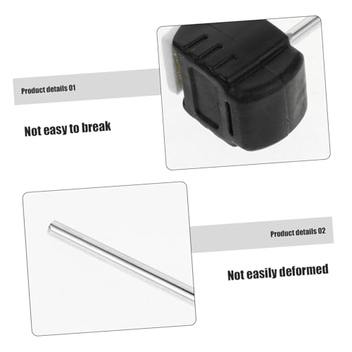 Cabezal para pedal de bombo en acero inoxidable miniatura 2