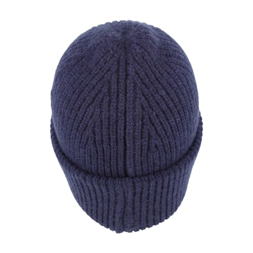 Bonnet bleu doux et chaud pour protéger vos oreilles du froid