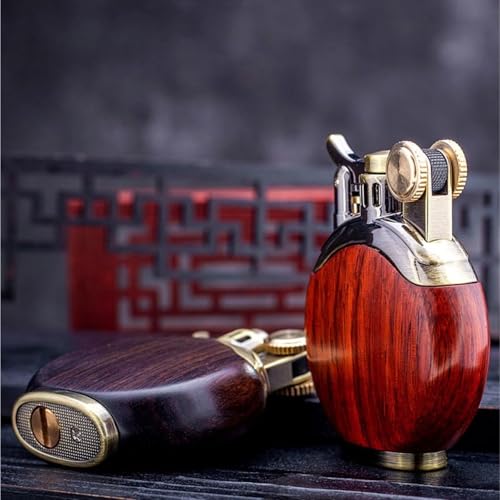 Encendedor de queroseno de alta gama con llama suave y elegante diseño clásico recargable 7