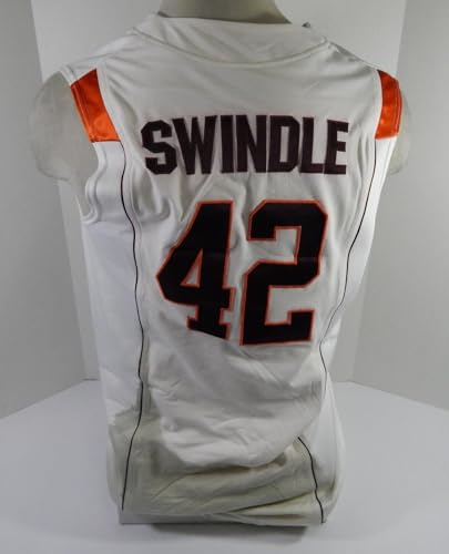 Virginia Tech Hokies Gene Swindle #42 Game Used Jersey