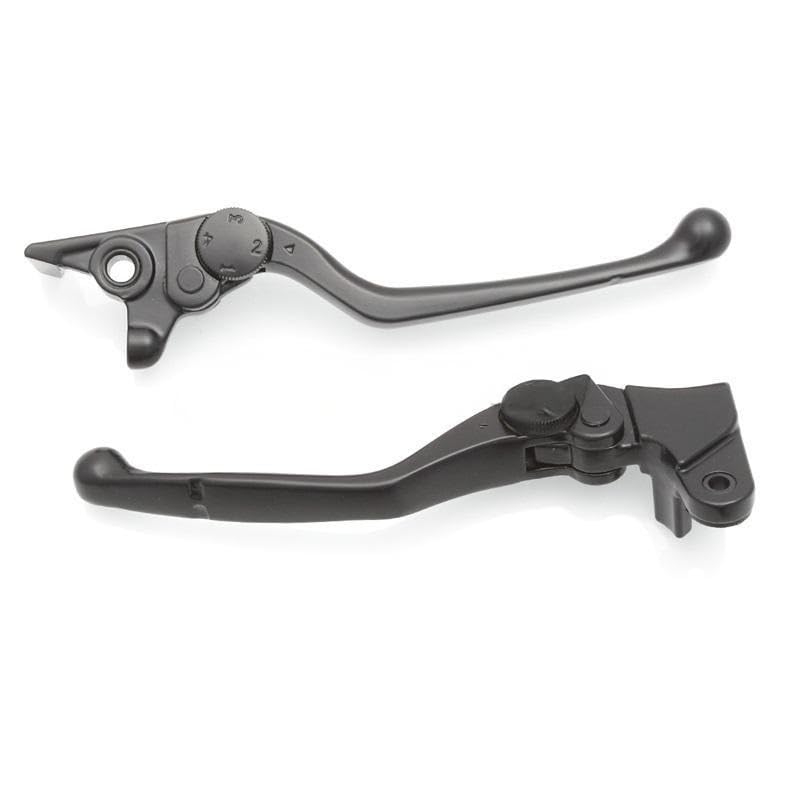 Palancas de embrague regulables para moto QJ 350 500 en aluminio negro 3