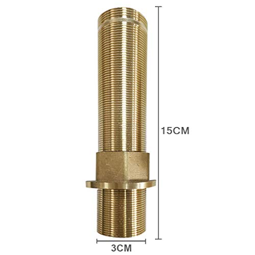 Faucet Fittings Nipple Locknut Kit Extension Threaded Pipe Longer Mounting Shank Single Hole