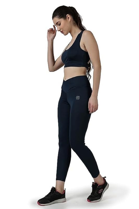 Image of Sports Bra & Legging Set for Women - Gym & Workout Tracksuit - Stretchy, Moisture-Wicking Activewear