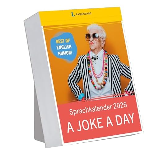 Langenscheidt Kalender A Joke a Day 2026: Tagesabreißkalender