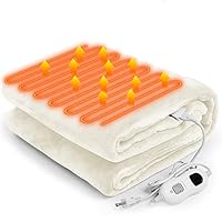 Amazon | Favoreal 電気毛布 掛け敷き兼用 145*80cm【省エネ 速暖 厚手