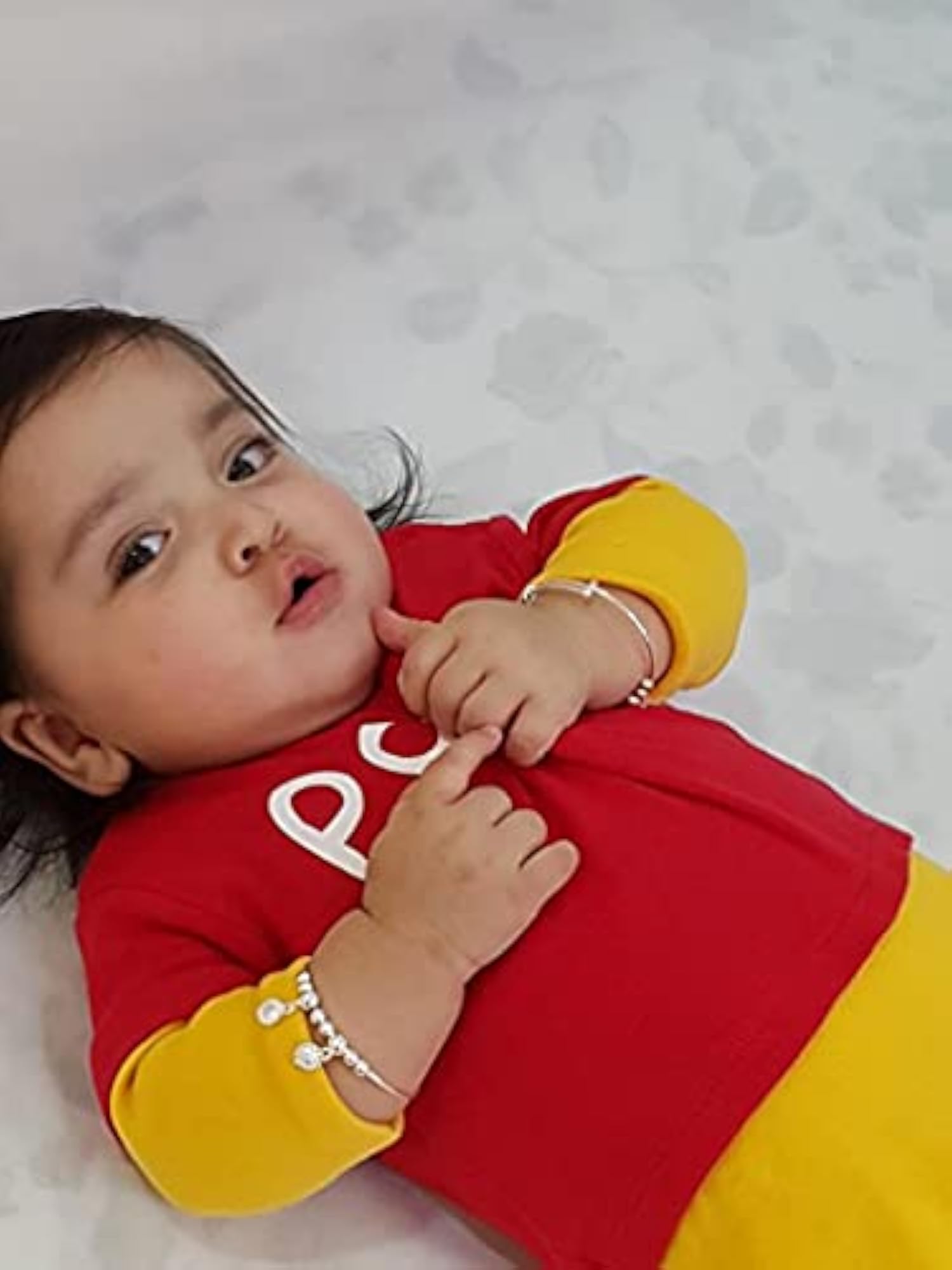 925 Pure Silver Adjustable Baby Bracelet with Charms