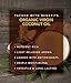 BIOTONE Truly Coconut Massage Oil with Organic Coconut Oil, Melts Away Tension and Promotes Deep Relaxation, Light, Versatile, Long-Lasting, Easy Wash-Out, Can Also Use as a Bodycare Oil