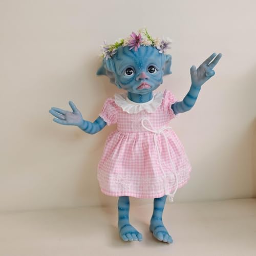 Muñeca Reborn Avatar de Vinilo Suave 17 Pulgadas Realista miniatura 5