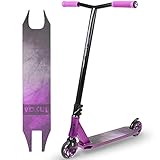 Vokul Freestyle Tricks Pro Scooter for Kids Teens Adults - All New Design - Aluminium Core Wheels - Great Gift for skatepark tricks such Barspin,Tailwhip,Flair,Quad Whip etc