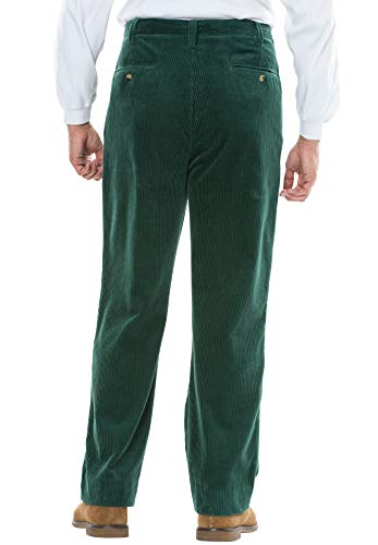 KingSize Men's Big & Tall Six-Wale Corduroy Plain Front Pants4