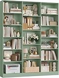 FirFurd 188cm Estantería Grande,5 cm (Verde)
