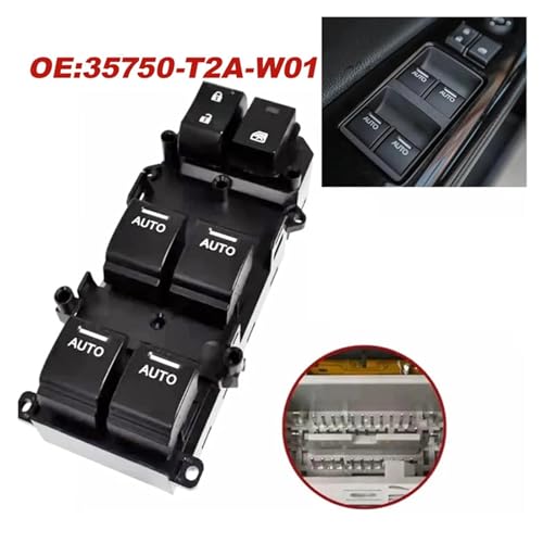 Lève-vitre électrique Accord MK9 bouton de commutation 37 broches de commande 35750T2AW01 - 4
