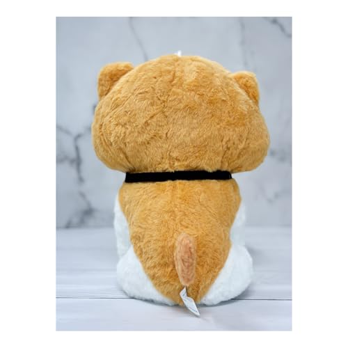 Image of ADORA Cute Cat Soft Toy Plush - 25cm Orange & White Kitten Stuffed Animal | Ultra-Soft & Cuddly Plushie with Red Collar | Gift for Girls, Boys, Kids, and Cat Lovers | Kawaii Plush Toy for All Ages