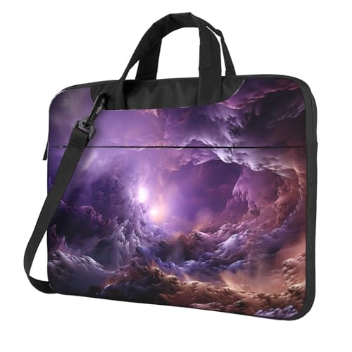 Bolso morado Galaxy para laptop 15.6 pulgadas unisex miniatura 1