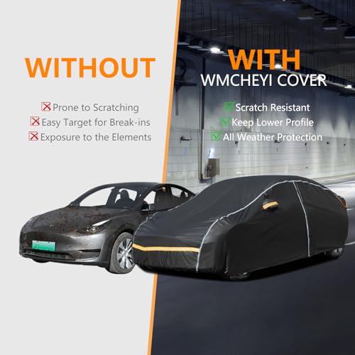 Image of Car Cover Waterproof All Weather,6 Layers Car Covers for Automobiles, Full Exterior Cover with Zipper, Outdoor SUV Car Cover Sun UV Rain Snow Wind Protection, Fit for 192 inch(192*74*74 inch)SUV