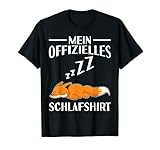 Offizielles Schlafshirt Nachthemd Schlafanzug Fuchs T-Shirt
