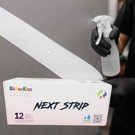 Alternative view of Professional Barber Neck Strips, Water Resistant, 12 Packs, Self-Dispensing Box, Premium Hair Wrap Strips for Stylists, 240 Count