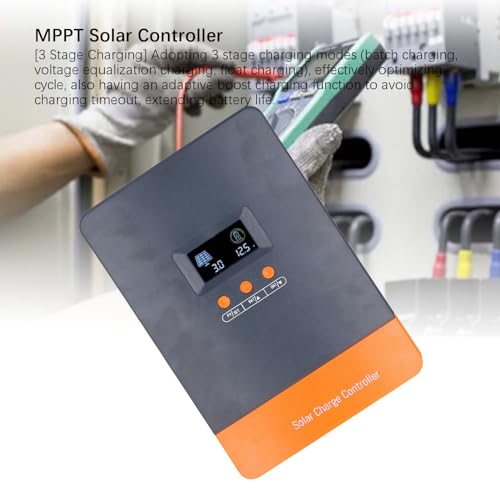 Controlador de Carga Solar MPPT 80A de Alta Eficiencia y Chasis de Aluminio Duradero LiebeWH 3