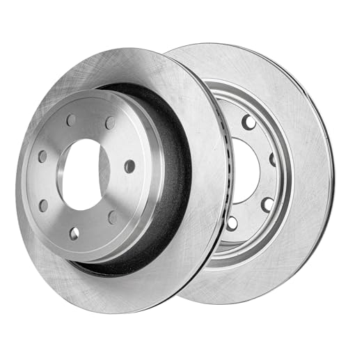 Image of Detroit Axle - 4pc Brake Rotors for Ford 2012 2013 2014 F-150 Lobo