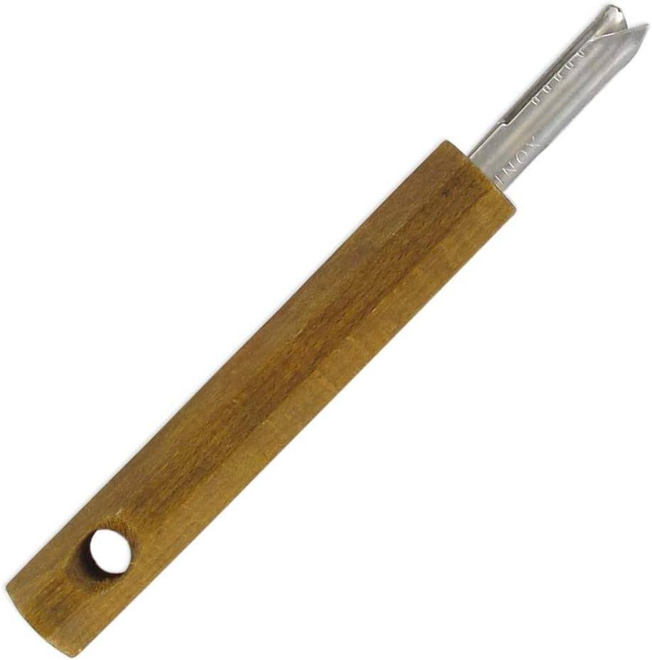 Fackelmann 9943750 Duo Jar Opener and Tongue Pull, Bottle Opener, Universal Jar Opener, Bottle Opener, Plastic, Rubber, Wood, Stainless Steel, Black, Brown, 18 x 9 x 2.2 cm