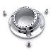 Chromed Motorbike Exhaust Tip Muffler Power For Yamaha Bruin 350 Grizzly 660 Atv Kodiak 400/450