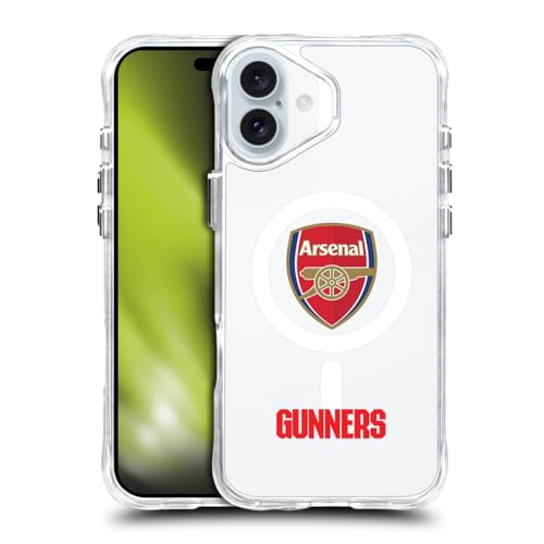Coque Arsenal FC pour iPhone 16 Plus - Protection MagSafe Antichoc Officielle