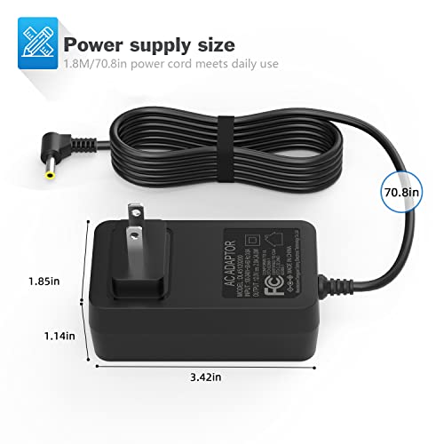 12V 2A Laptop Charger For Gateway Power Cord, Computer Wall Charger Gateway Gwtn116-1 Gwtc116-1 Gwtc116-2 Gwtn116-3 Gwtn141-1 Gwtn141-5 Gwtn156-11 Gwtn133-1 Gwnc21524 #TOP2