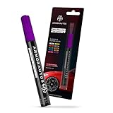 Purple Tire Paint Pen - Permanent, Non-Fading, Waterproof, Ideal for Car & Motorcycle Tire Lettering