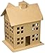 Craft Pedlars Craft Ped Paper Mache Box House 7.5x9x5.75 Kraft, 7.5 x 9 x 5.75