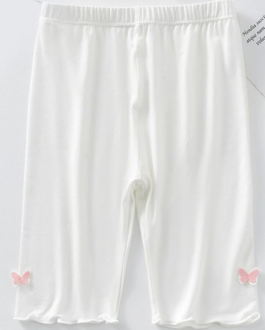 5 Pack of Kids Teen Girls Multi-Color Breathable Comfy Under Dress Shorts Cotton Shorts2