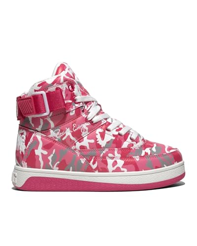 Ewing Patrick Athletics Women's 33 HI Orion Pink Camo – Retro 1990 Hybrid Design with Vegan Synthetic Upper; Size 7W