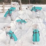 Poseca Dog Coat,Small Dog Harness Coat - Waterproof Winter Jacket with Built-In Harness for Small to Large Dogs - Image 4