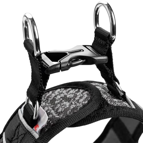 Hundegeschirr Hilo Soft Comfort S, Mesh, grau